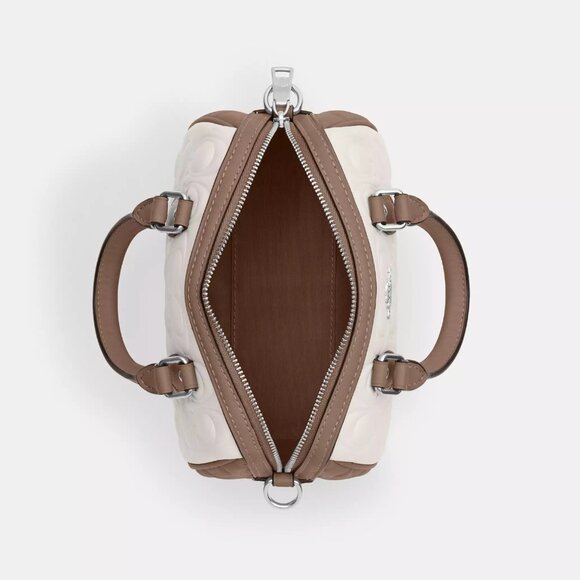 NWT COACH Mini Rowan Crossbody Bag In Blocked Signature Leather - CY744 $378 - Picture 7 of 14